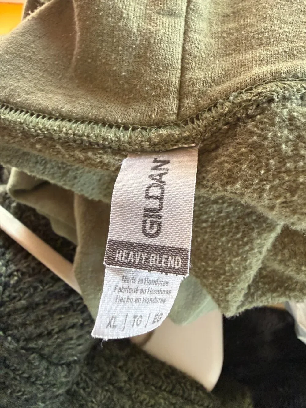 Gildan Heavy Blend Olive Green Hoodie We The People Are Pissed Off Graphic XL